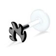 Flame Shaped Labrets Push-in LA-1001